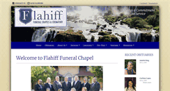 Desktop Screenshot of flahifffuneralchapel.com