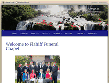 Tablet Screenshot of flahifffuneralchapel.com